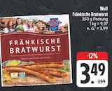 Fränkische Bratwurst im Angebot bei EDEKA in Coburg Fränkische Bratwurst Angebote von Wolf bei EDEKA Coburg für 3,49 €