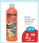 Power-Gel Rohrfrei von Drano für 2,99 € bei budni im Angebot Power-Gel Rohrfrei von Drano im aktuellen budni Prospekt