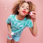 T-shirt avec noeud manches courtes bleu clair fille - La Halle T-shirt avec noeud manches courtes bleu clair fille à 2,99 € dans le catalogue La Halle