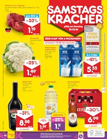Milch im aktuellen Netto Marken-Discount Prospekt (Berlin) Milch im Netto Marken-Discount Prospekt "Aktuelle Angebote" mit 60 Seiten (Berlin)