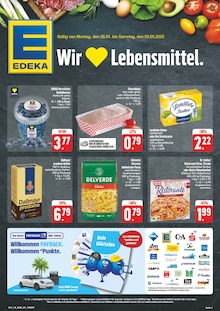EDEKA Prospekt Wir lieben Lebensmittel! mit 8 Seiten