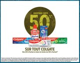50% en avantage carte sur tout COLGATE dès 20€ d'achat et dans la limite de 30€ d'achat à Intermarché Super dans Cangey 50% en avantage carte sur tout COLGATE dès 20€ d'achat et dans la limite de 30€ d'achat à Intermarché Super dans Cangey