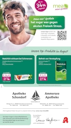 Aktueller mea - meine apotheke Apotheken Prospekt für Greifenberg: Unsere August-Angebote mit 4} Seiten, 01.08.2026 - 31.08.2026