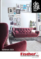 Aktueller Polstermöbel Fischer Prospekt mit Sofa, "DeStijl - Sortiment 2024", Seite 1