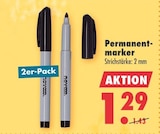 Permanent-marker für 1,29 € bei Mäc-Geiz im Angebot Permanent-marker im aktuellen Mäc-Geiz Prospekt