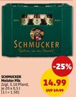 Meister Pils im Angebot bei Penny in Bensheim Meister Pils Angebote von Schmucker bei Penny Bensheim für 14,99 €