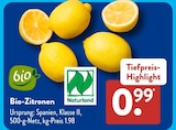 Bio-Zitronen Angebote von Naturland bei ALDI SÜD Oberhausen für 0,99 €