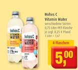 Vitamin Water Orange Maracuja Angebote von hohes C bei Markant Stralsund für 5,00 €
