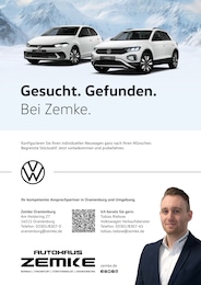 Volkswagen Prospekt für Berlin: "Gesucht. Gefunden. Bei Zemke.", 4 Seiten, 27.01.2025 - 23.02.2025