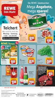 Aktueller REWE Prospekt "Dein Markt" Seite 1 von 34 Seiten für Hamminkeln