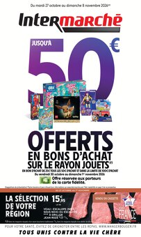 Catalogue Intermarché Hyper à Montech cette semaine, valable du 27/10/2026 au 08/11/2026 Prospectus Intermarché Hyper à Montech, "Intermarché", 48 pages de promos valables du 27/10/2026 au 08/11/2026