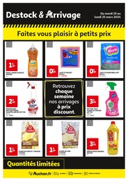 Prospectus Auchan Hypermarché à Tours, "Faites vous plaisir à petits prix", 2 pages, 19/03/2024 - 25/03/2024