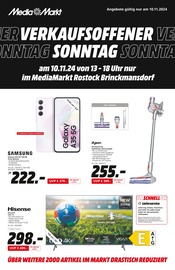 Aktueller MediaMarkt Saturn Prospekt mit Staubsauger, "VERKAUFSOFFENER SONNTAG", Seite 1