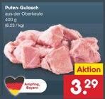 Puten-Gulasch im aktuellen Netto Marken-Discount Prospekt für 3,29 €