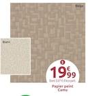 Papier peint expansé sur intissé Camu - Mr.Bricolage à Châteauroux Papier peint expansé sur intissé Camu en promo chez Mr.Bricolage Châteauroux à 19,99 €