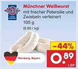 Münchner Weißwurst im Angebot bei Netto Marken-Discount in Weiden Münchner Weißwurst Angebote von Wolf bei Netto Marken-Discount Weiden für 0,89 €