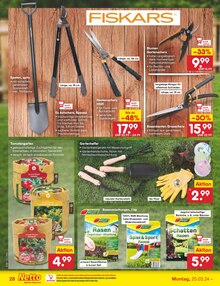 Gartenwerkzeug im Netto Marken-Discount Prospekt "Aktuelle Angebote" mit 56 Seiten (Hannover)