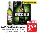 Aktuelle Becks Angebote bei EDEKA in Stuttgart Aktuelles Pils Angebot bei EDEKA in Stuttgart ab 3,99 €