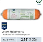 Vegane Fleischwurst von Metro Chef im aktuellen Metro Prospekt für 3,20 €