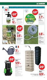 Promos Récupérateur D'eau dans le catalogue "LES PRIX BAS Spécial jardin d'automne" de Hyper U Récupérateur D'eau en promo dans le catalogue Hyper U à la page 11