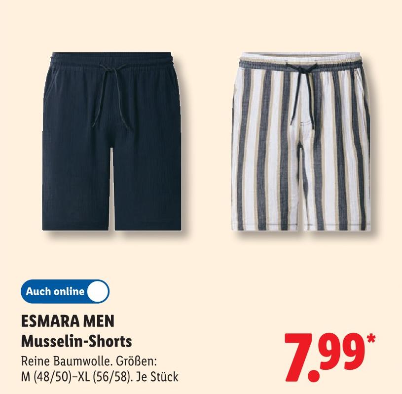 Musselin-Shorts
