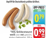 E center - XXL Grillbratwurst weiß Angebot im Prospekt XXL Grillbratwurst weiß bei E center im Prospekt "" für 0,79 €