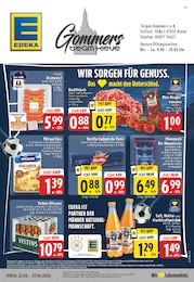 EDEKA Prospekt für Kleve mit 24 Seiten EDEKA Prospekt für Kleve: "Aktuelle Angebote", 24 Seiten, 22.06.2026 - 27.06.2026