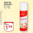 Aktuelle Sahne Angebote bei GLOBUS in Duisburg Aktuelles Sprühsahne Angebot bei GLOBUS in Duisburg ab 1,99 €