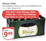 Stubbi im Angebot bei GLOBUS in Herne Stubbi Angebote von Bitburger bei GLOBUS Herne für 9,49 €