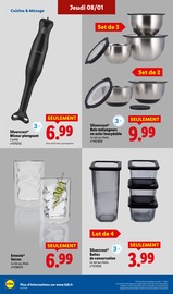 Verre Angebote im Prospekt "SOLDES ! SOLDES ! Économisez jusqu'à 80 %" von Lidl auf Seite 48
