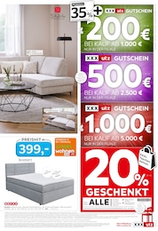 Wohnlandschaft im XXXLutz Möbelhäuser Prospekt "BIG SALE" auf Seite 3
