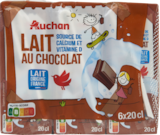 LAIT AU CHOCOLAT AUCHAN AVEC PAILLE - AUCHAN en promo chez Auchan Supermarché LAIT AU CHOCOLAT AUCHAN AVEC PAILLE - AUCHAN dans le catalogue Auchan Supermarché