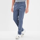 Pantalon chino droit stretch bleu gris homme à 9,99 € dans le catalogue La Halle
