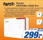 expert Norderwöhrden - Router FRITZ!Box 5690 Pro Angebot im Prospekt Router FRITZ!Box 5690 Pro bei expert im Norderwöhrden Prospekt für 299,00 €