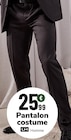 Pantalon costume - LH en promo chez La Halle Argenteuil à 25,99 €