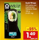 Sushi Wraps im Angebot bei Netto Marken-Discount in Ulm Sushi Wraps Angebote von MOWI bei Netto Marken-Discount Ulm für 1,49 €