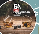 2 Verres à Whisky 30 CL + 6 Pierres dans le catalogue Centrakor