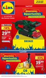 Prospectus Lidl à Angoulême, "LES Journées Opportunités LE PODIUM DES BONS PLANS", 38 pages, 24/07/2024 - 27/07/2024