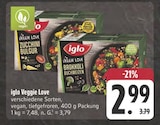 Veggie Love Zucchini Bulgur Angebote von iglo bei EDEKA Leipzig für 2,99 €