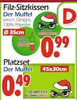 Aktuelles Filz-Sitzkissen Angebot bei Wreesmann in Dresden ab 0,49 €