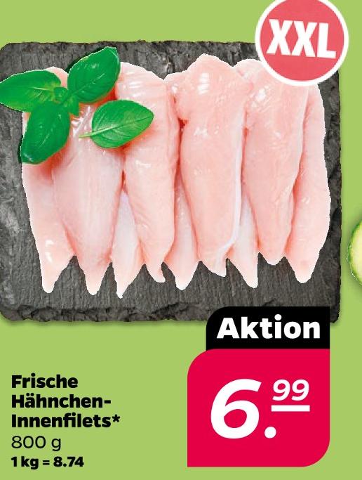 Frische Hähnchen-Innenfilets
