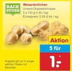 Weizenbrötchen im Angebot bei Netto Marken-Discount in Stendal Weizenbrötchen Angebote von BACKSTUBE bei Netto Marken-Discount Stendal für 0,29 €
