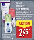 Insektenschutzmittel von Vitalis für 2,45 € bei ALDI Nord im Angebot Insektenschutzmittel von Vitalis im aktuellen ALDI Nord Prospekt