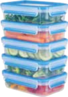 Frischhaltedosen-Set „Clip & Close“ im EDEKA Prospekt Frischhaltedosen-Set „Clip & Close“ von emsa im aktuellen EDEKA Prospekt für 12,99 €