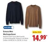 Men Merinopullover im Lidl Prospekt Men Merinopullover von Esmara im aktuellen Lidl Prospekt für 14,99 €