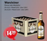 Aktuelle Warsteiner Angebote bei Getränke Hoffmann in Bad Salzuflen Aktuelles Pilsener Angebot bei Getränke Hoffmann in Bad Salzuflen ab 14,99 €