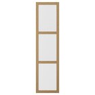 Tür mit Scharnier Eichenfurnier/Glas 50x195 cm Angebote von TONSTAD bei IKEA Ravensburg für 100,00 €