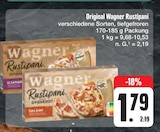 Aktuelle Pizza Angebote bei E center in Dresden Aktuelles Original Wagner Rustipani Angebot bei E center in Dresden ab 1,79 €