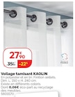 Voilage tamisant KAOLIN - Weldom à Auxerre Voilage tamisant KAOLIN en promo chez Weldom Auxerre à 27,90 €