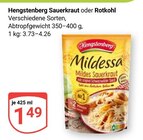 Aktuelle Sauerkraut Angebote bei GLOBUS in Siegen (Universitätsstadt) Aktuelles Sauerkraut Angebot bei GLOBUS in Siegen (Universitätsstadt) ab 1,49 €